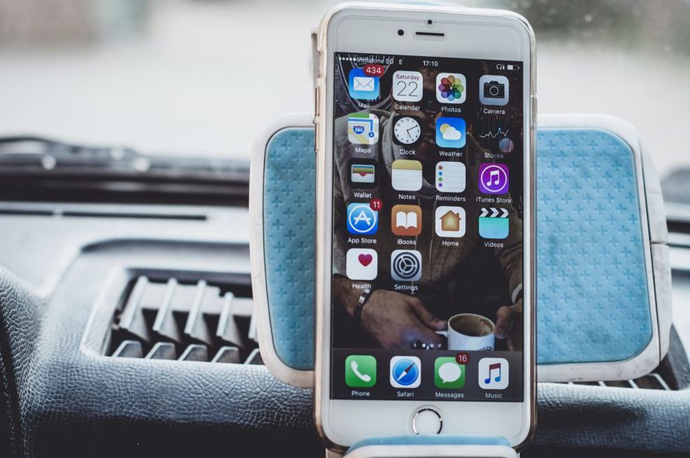 developer checking phone usage statistics