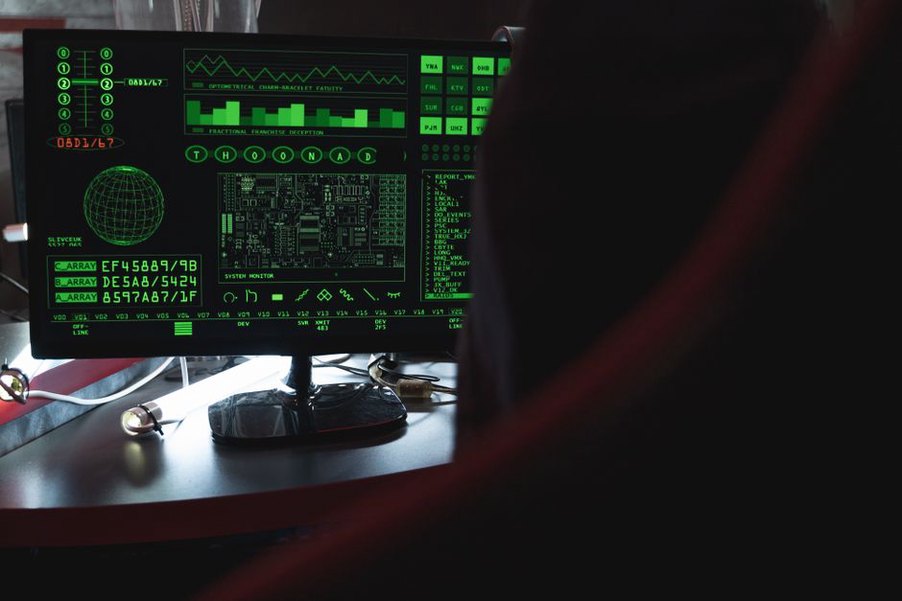 command-line output of a local network scan in a virtual lab