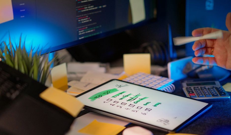 Security checklist beside a code review screen