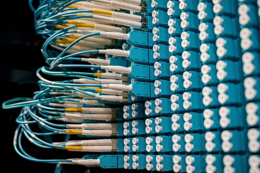 Various network security tools displayed on a desk