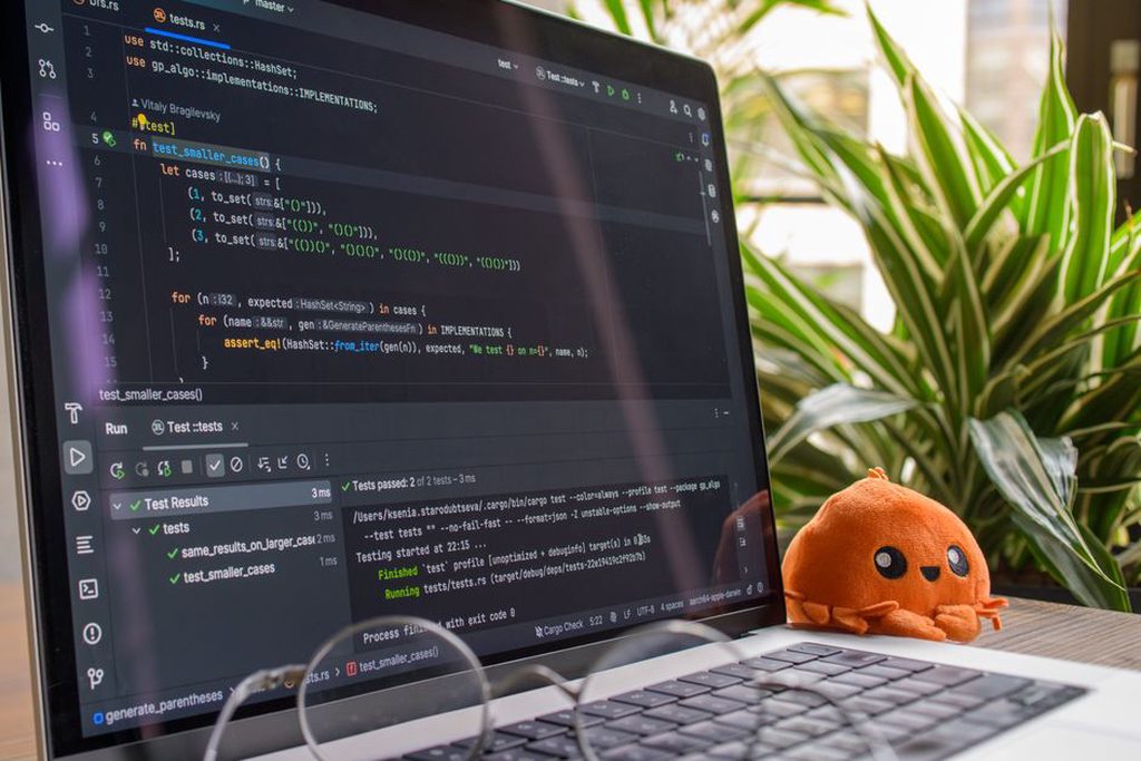 Terminal shows files awaiting review before commit
