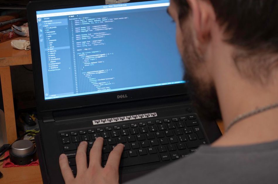 Two development windows open for a Java project